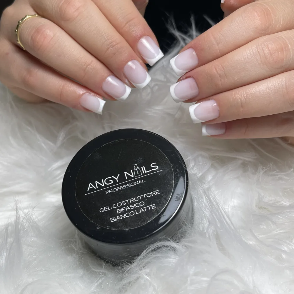 Gel Costruttore Premium Bifasico Bianco Latte 30 Ml Angy Nails 